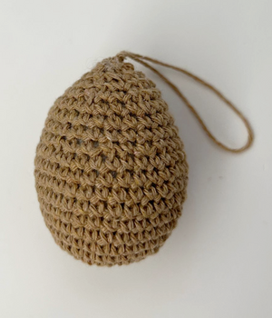 10 CROCHETED EGGS CARAMEL