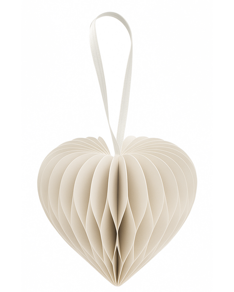 10x PAPER HEART WHITE