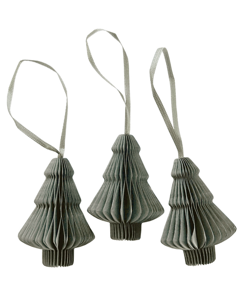 10x PAPIERBAUM GRAU GRUN