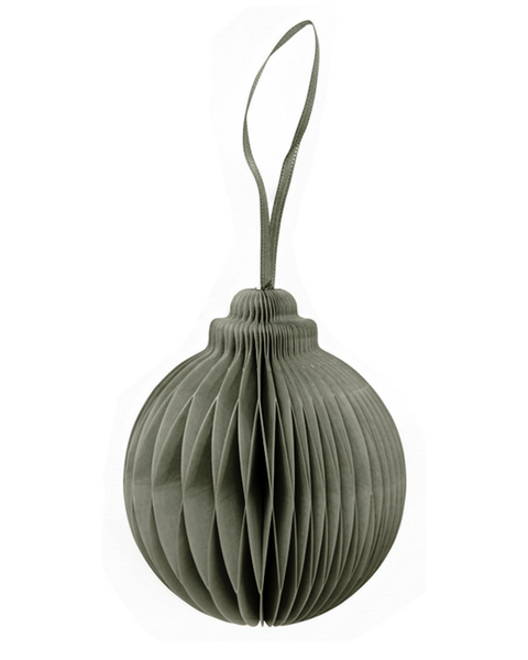 10x PAPER BALL GRAY GREEN