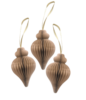 10x PAPIERKEGEL CARAMEL