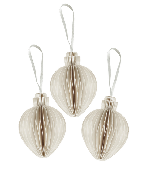 10x PAPER STRAWBERRY WHITE