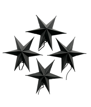 20x BLACK MINI PAPER STARS