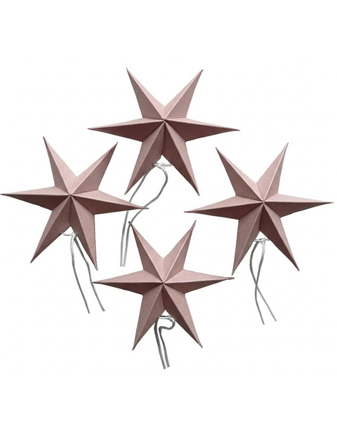 DUSTY PINK MINI PAPER STARS