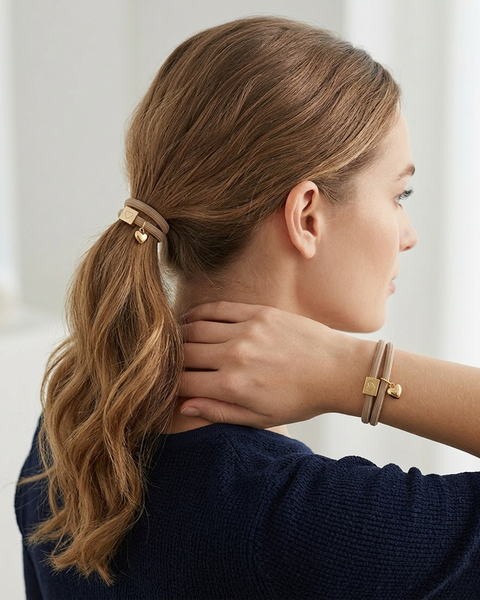 10 BRACELETS ELASTIQUES POUR CHEVEUX LATTECOEUR