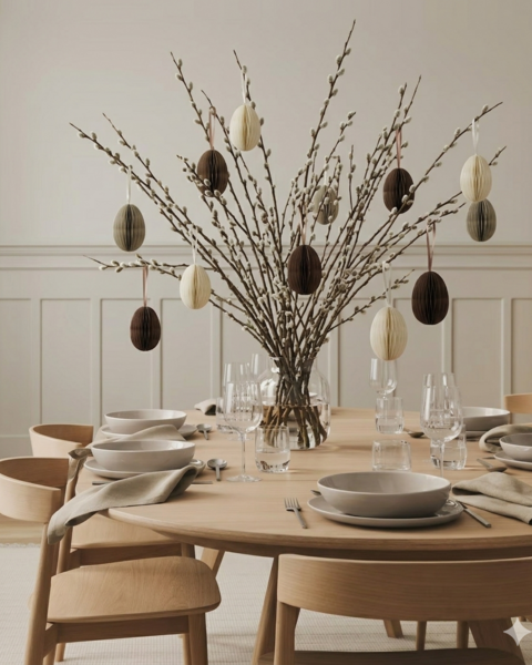 10 OEUFS EN PAPIER GRIS CLAIR