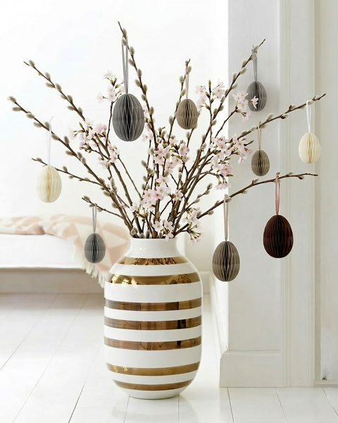 10 OEUFS EN PAPIER GRIS CHAUD