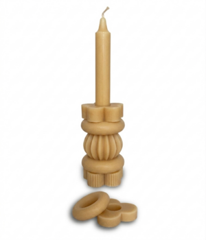 6 STACK CANDLE 21CM OCKER - THE ORIGINAL