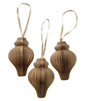 10x PAPIERKEGEL CARAMEL