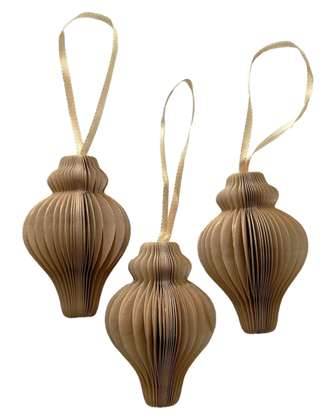 10x PAPIERKEGEL CARAMEL