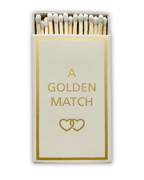 STREICHHOLZSCHACHTEL - A GOLDEN MATCH