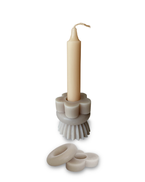 1 STACK CANDLE 17CM WARM SAND - THE ORIGINAL