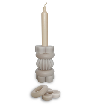 1 STAPELKERZE 21CM WARM SAND - THE ORIGINAL