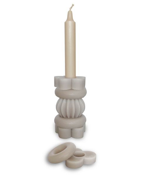 1 STACK CANDLE 21CM WARM SAND - THE ORIGINAL