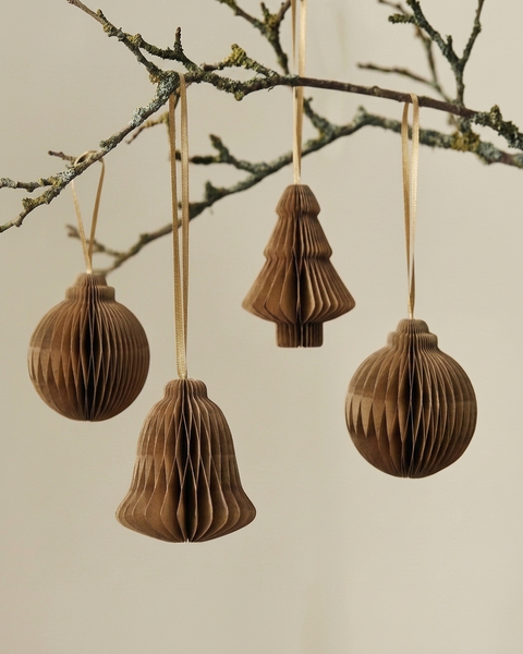 10x PAPER TREE TERRACOTTA BROWN