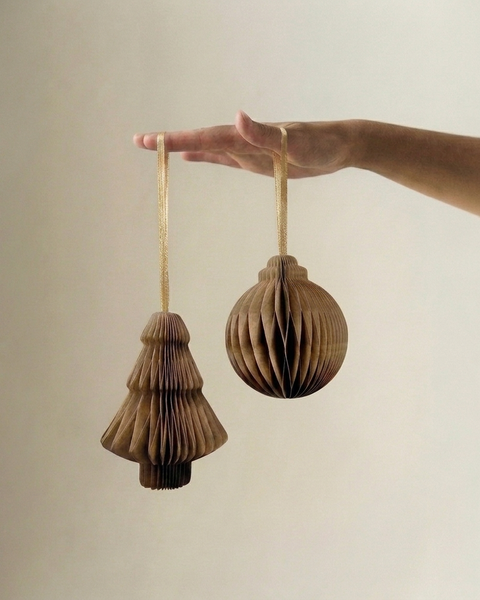 10x PAPER TREE TERRACOTTA BROWN