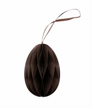 10 PAPER EGGS DARK BROWN