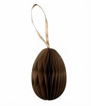 10 PAPER EGGS LIGHT BROWN
