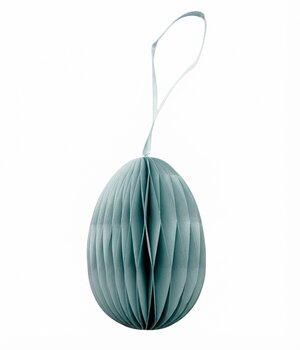 10 PAPER EGGS LIGHT BLUE