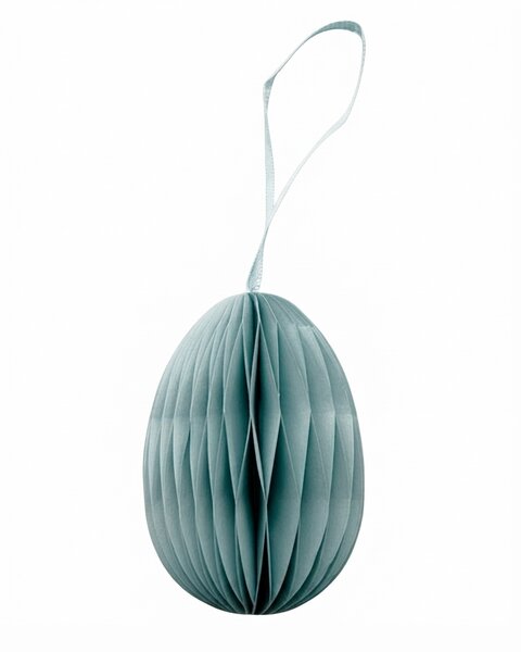10 PAPER EGGS LIGHT BLUE