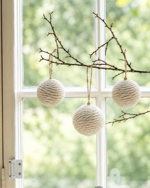 10 SISAL MAKRAMEE BALLE OFF WHITE