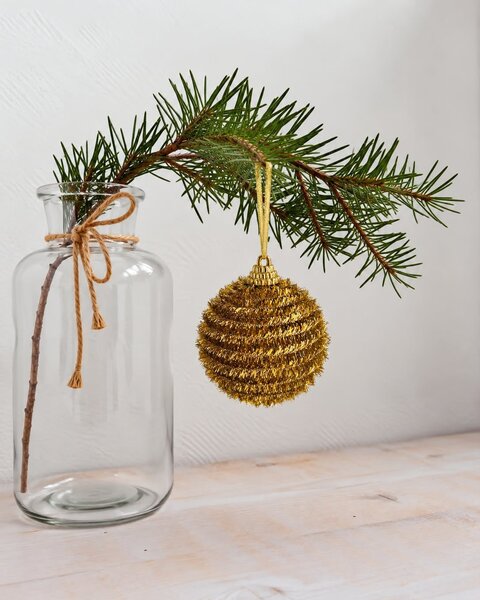 10 PIJPENRAGERBALLEN GOUDGLITTER
