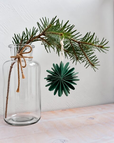 10 PAPIERSCHNEEFLOCKE WEIHNACHTSGRUN