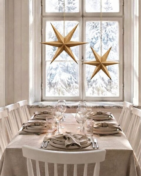 20 CARAMEL PAPER STARS