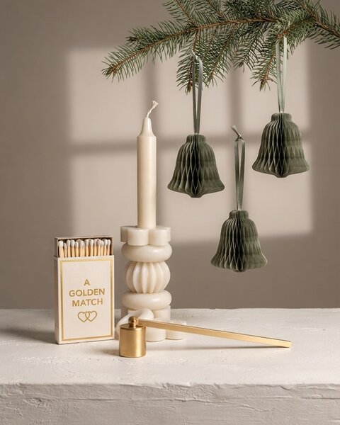 10 PAPER BELL OLIVE GREEN