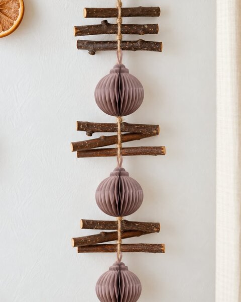 10 PAPIEREN BALLEN STOFFIG ROZE