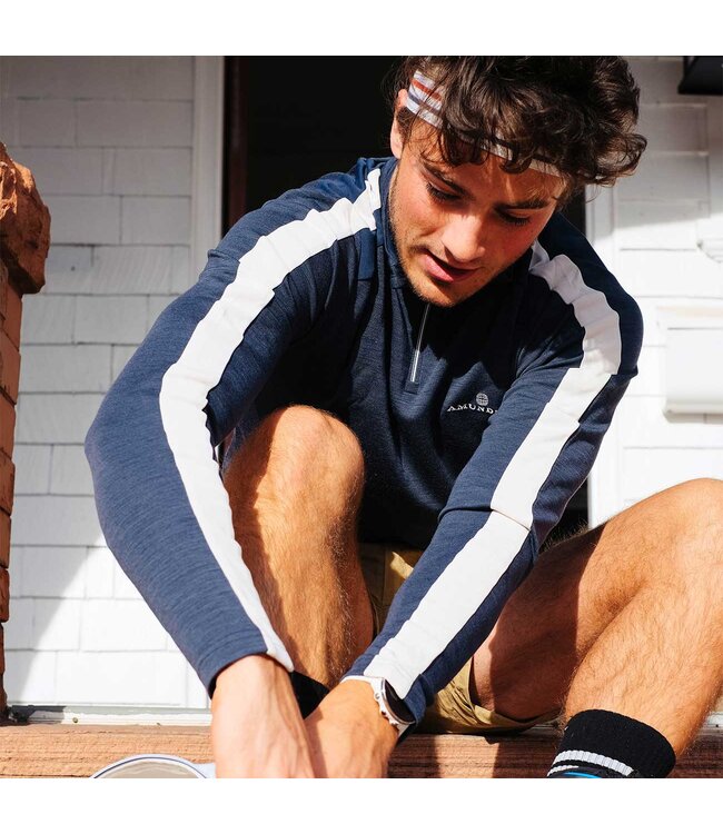 Amundsen 5 Mila Half Zip Mid Layer Sweater For Men