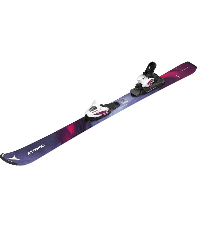 Atomic Maverick Junior 100-120 All-mountain Skis + C5 Gw Bindings For Kids