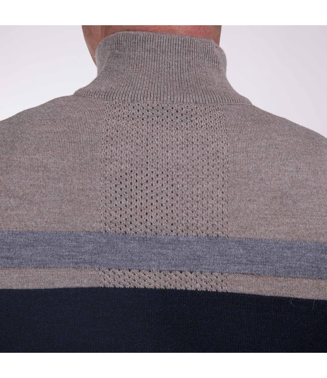 Kjus Stripe Half-Zip Sweater For Men