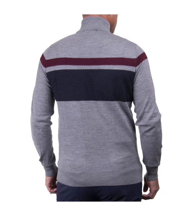 Kjus Stripe Half-Zip Sweater For Men