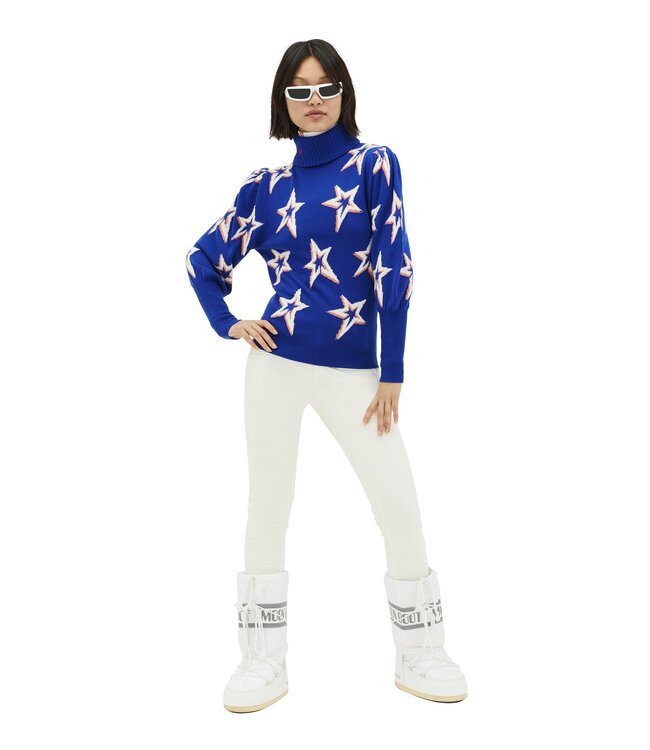 Perfect Moment Stardust Balloon Sleeve Sweater For Women