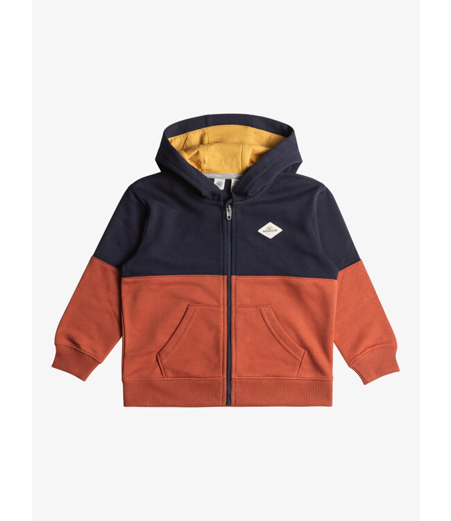 Quiksilver CB Hood Zip 2 Fleece Top Hoodie For Kids