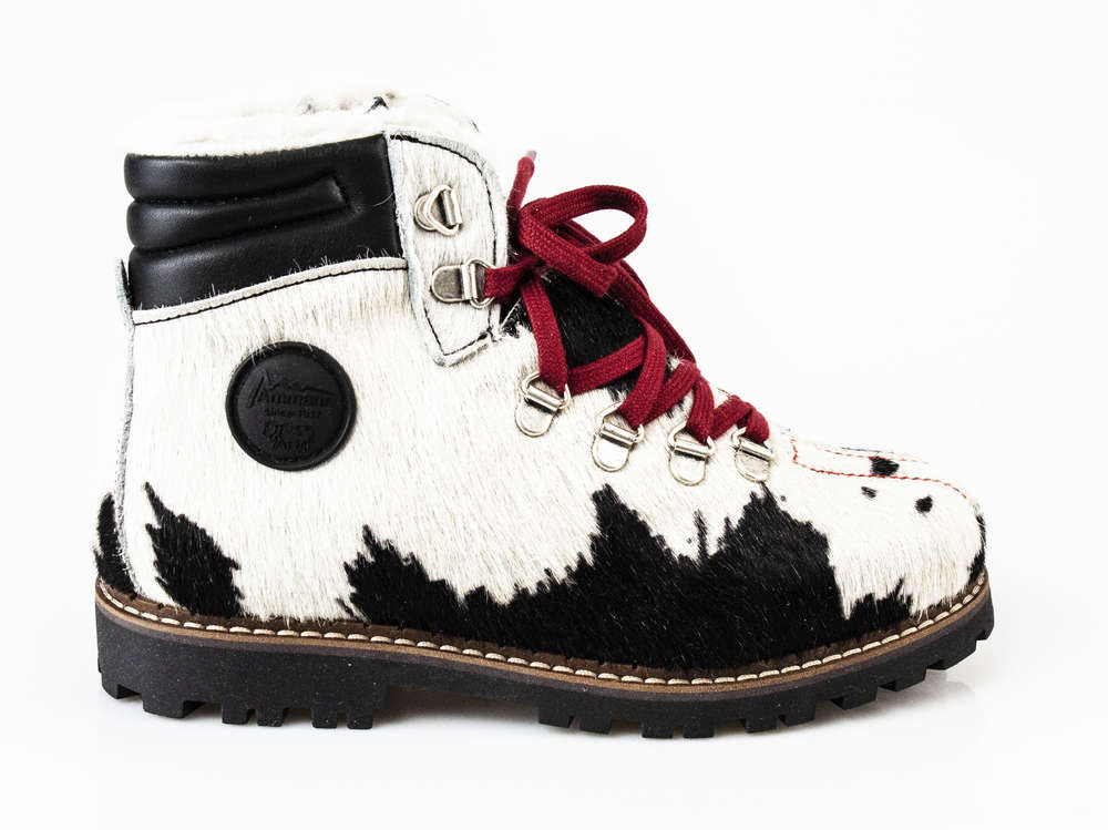 Town 3 In Pdv Bianco Nero Lace Up Boot SILVER SPORT