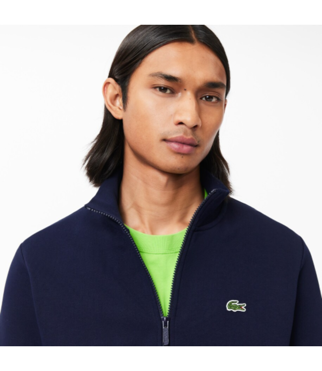 Lacoste High Neck Zip Up Sweatshirt Jacket For Men