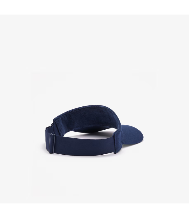 Lacoste Sport Pique And Fleece Tennis Visor