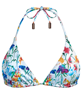 Vilebrequin Happy Flowers Triangle Bikini Top For Women