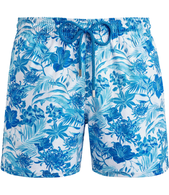Vilebrequin Tahiti Flowers Stretch Swim Shorts For Men