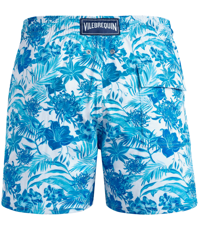 Vilebrequin Tahiti Flowers Stretch Swim Shorts For Men