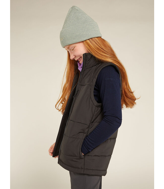 Icebreaker Merino 200 Oasis Long Sleeve Crew Thermal Top For Kids