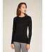 Icebreaker Merino 200 Oasis Long Sleeve Crew Thermal Top For Women