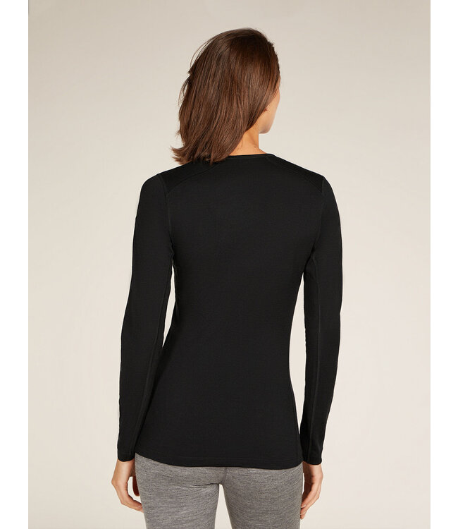 Icebreaker Merino 200 Oasis Long Sleeve Crewe Thermal Top For Women