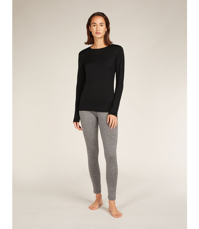 Icebreaker Merino 200 Oasis Long Sleeve Crew Thermal Top For Women