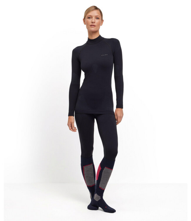 Falke Warm Longsleeved Turtleneck Shirt For Women