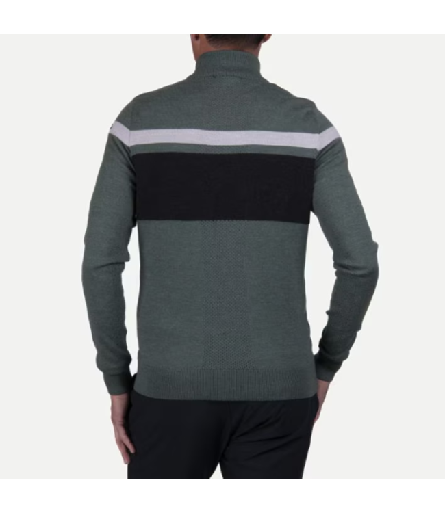 Kjus Stripe Half-Zip Sweater For Men