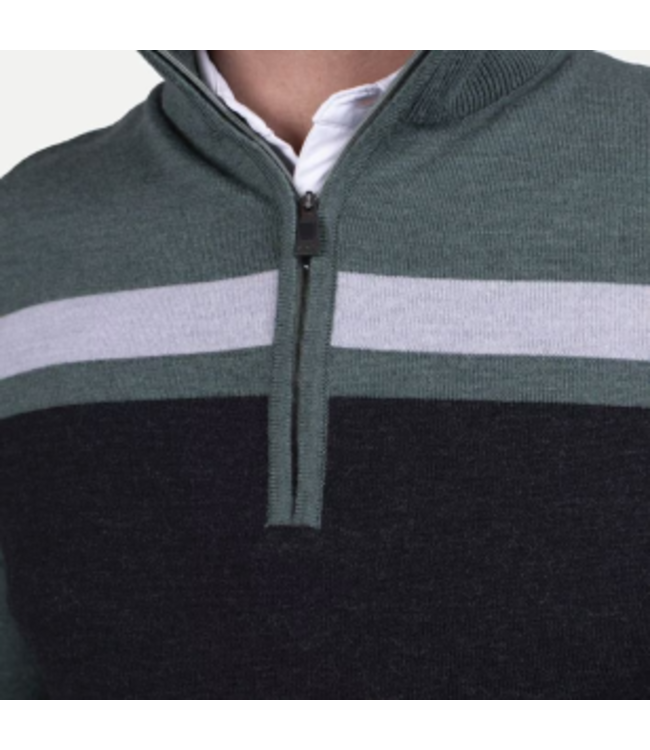 Kjus Stripe Half-Zip Sweater For Men