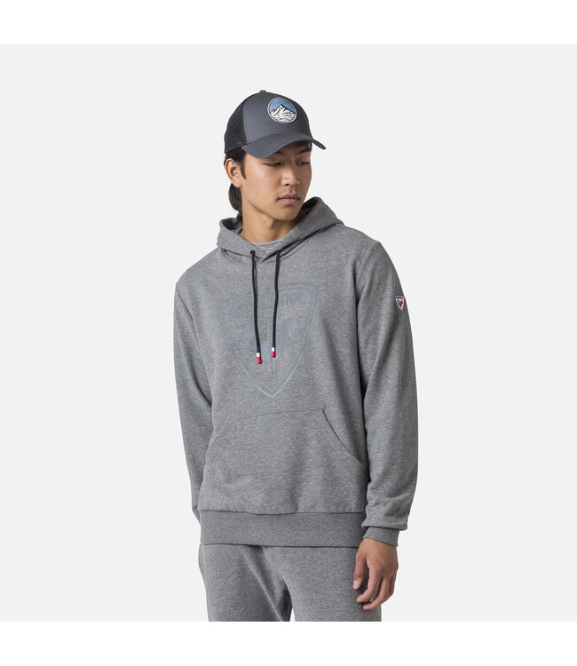 Hooded logo fleece sweatshirt For Men
